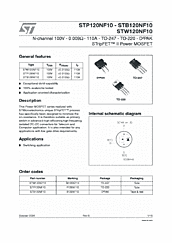 DataSheet STP120NF10 pdf
